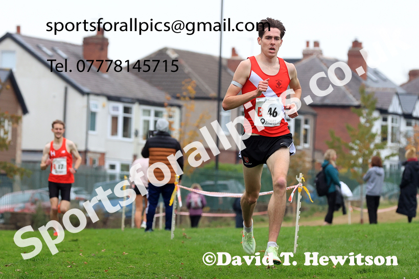 Senior Mens relay, 2025 Northern Cross Country Relays, Graves Park, Sheffield. Photo: David T. Hewitson/Sports for All Pics
